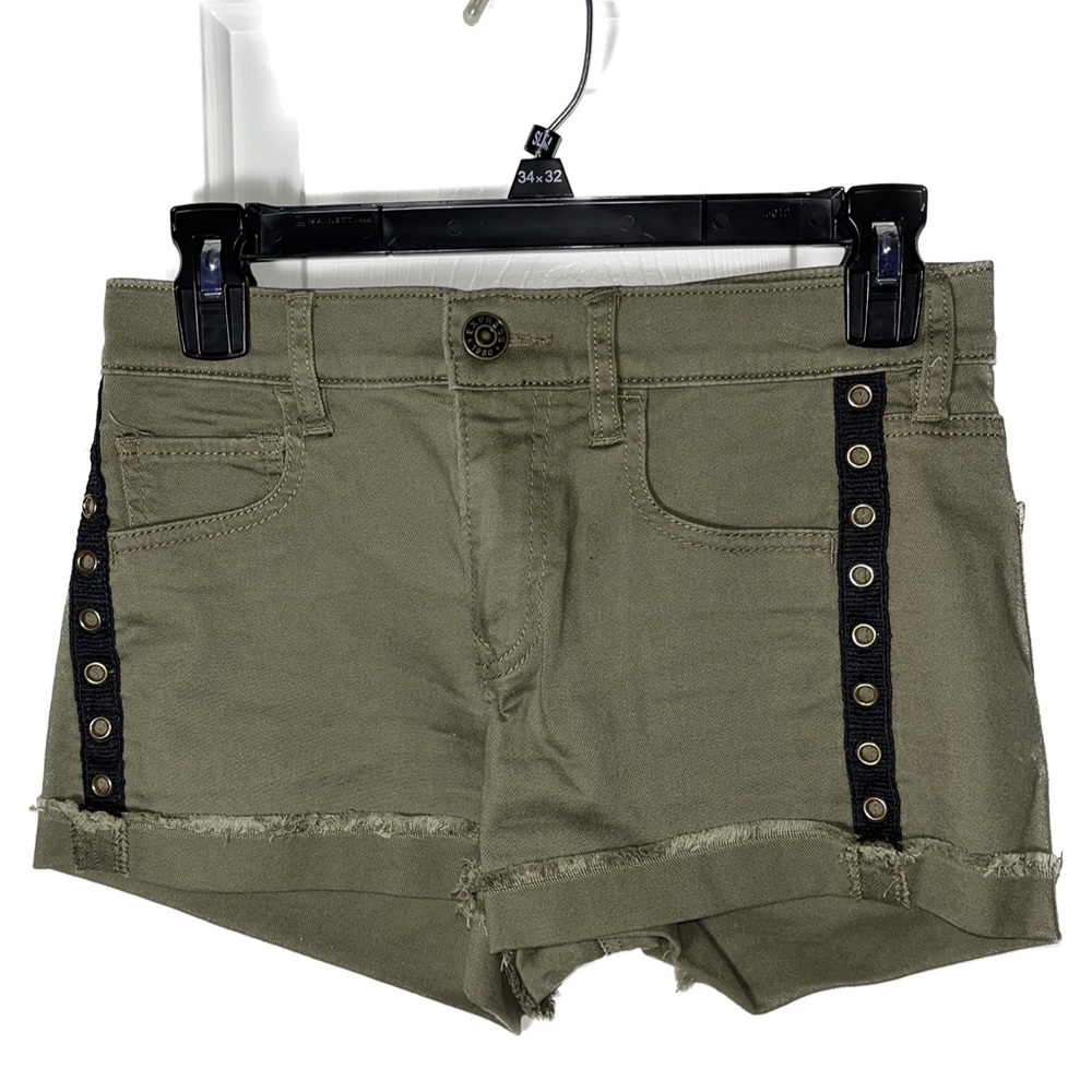 Express shortie mid rise short size 2